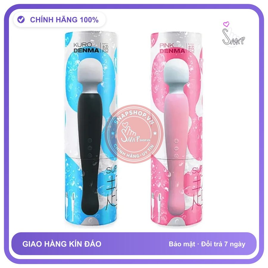 Máy Rung Vùng Kín Denma Super Đưa Nàng Lên Đỉnh Thăng Hoa chính hãng - 6 chế độ rung, sạc USB, điều khiển từ xa - giao hàng che tên kín đáo
