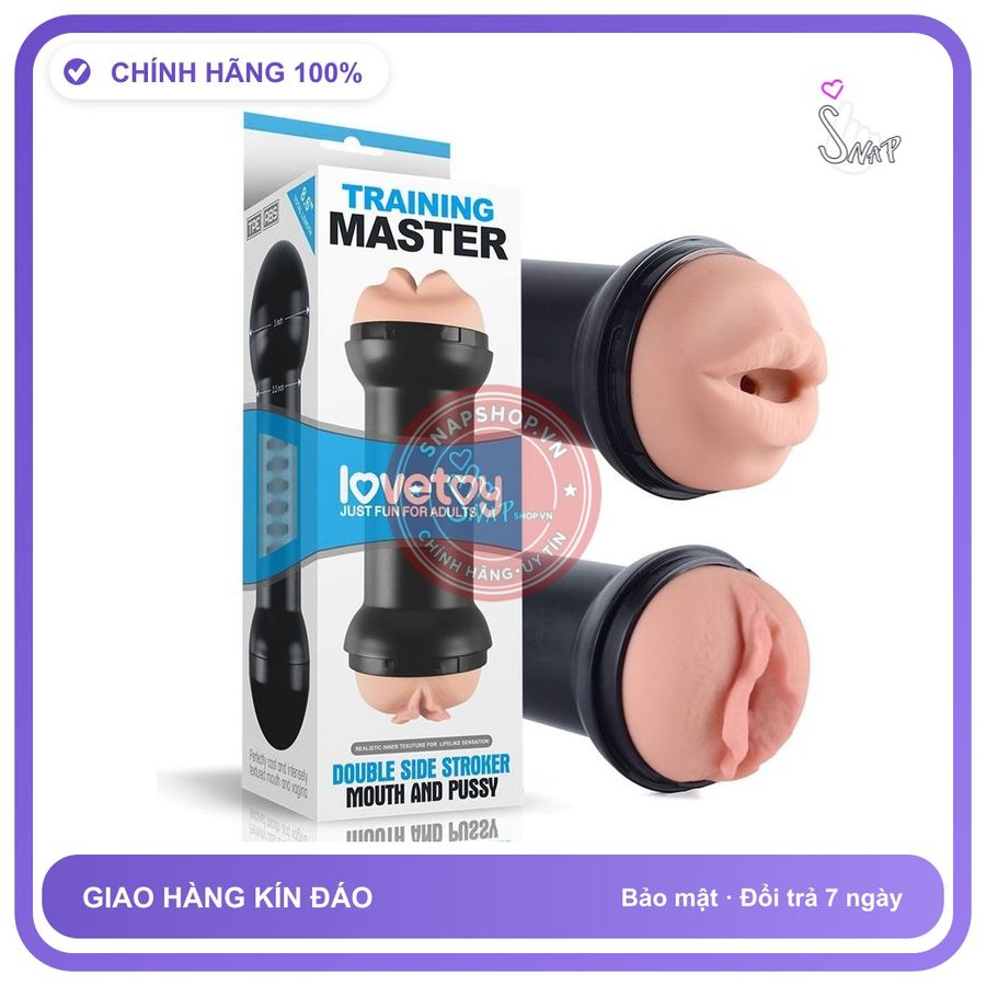 Âm Đạo Giả Và Miệng Lovetoy Training Master chính hãng - silicone cao cấp, chất liệu an toàn cho da, dễ vệ sinh - giao hàng che tên kín đáo