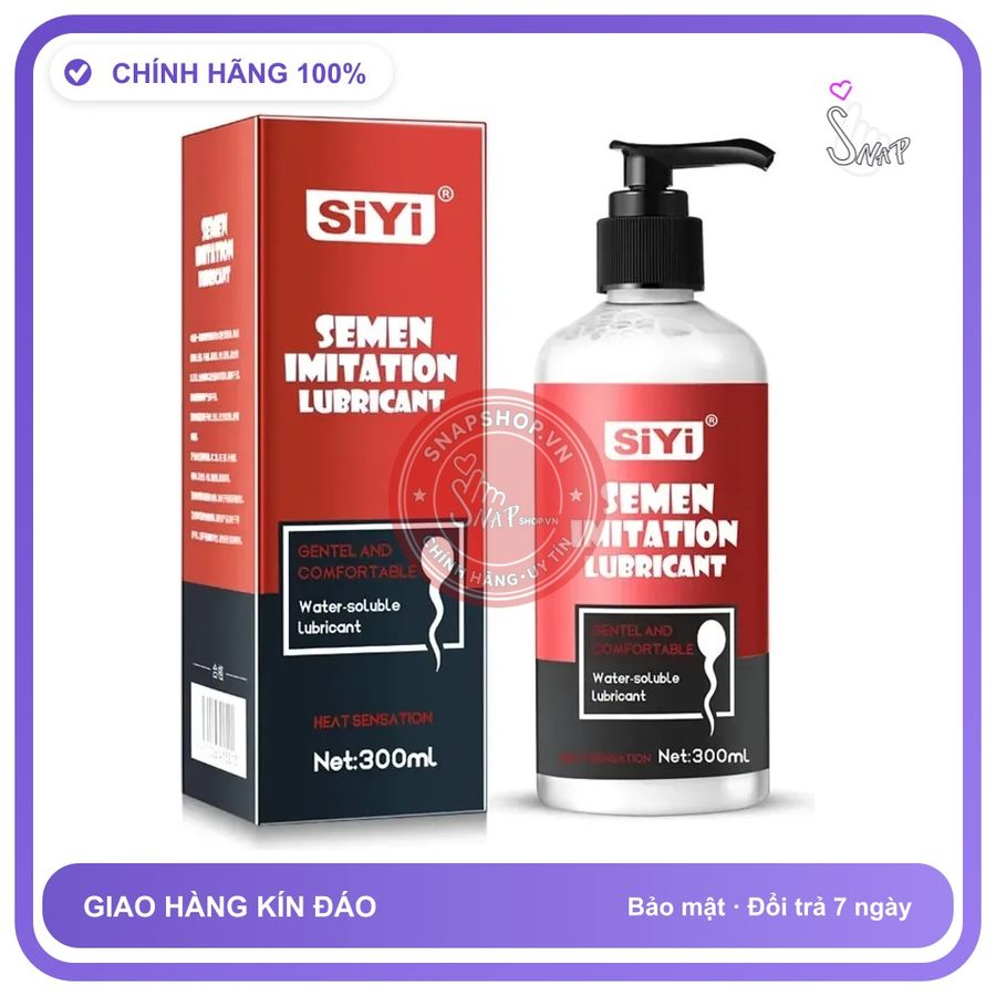 Gel Bôi Trơn Hậu Môn Siyi Heat Sensation Ấm Nóng Chai 120ml chính hãng - gốc nước không dính rít, dung tích 120ml, dùng được cho hậu môn - giao hàng che tên kín đáo