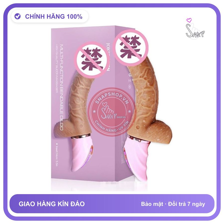 Dương Vật Giả Joker TSN (Tím) Chính Hãng - sạc USB, silicone cao cấp, chất liệu an toàn cho da - giao hàng che tên kín đáo