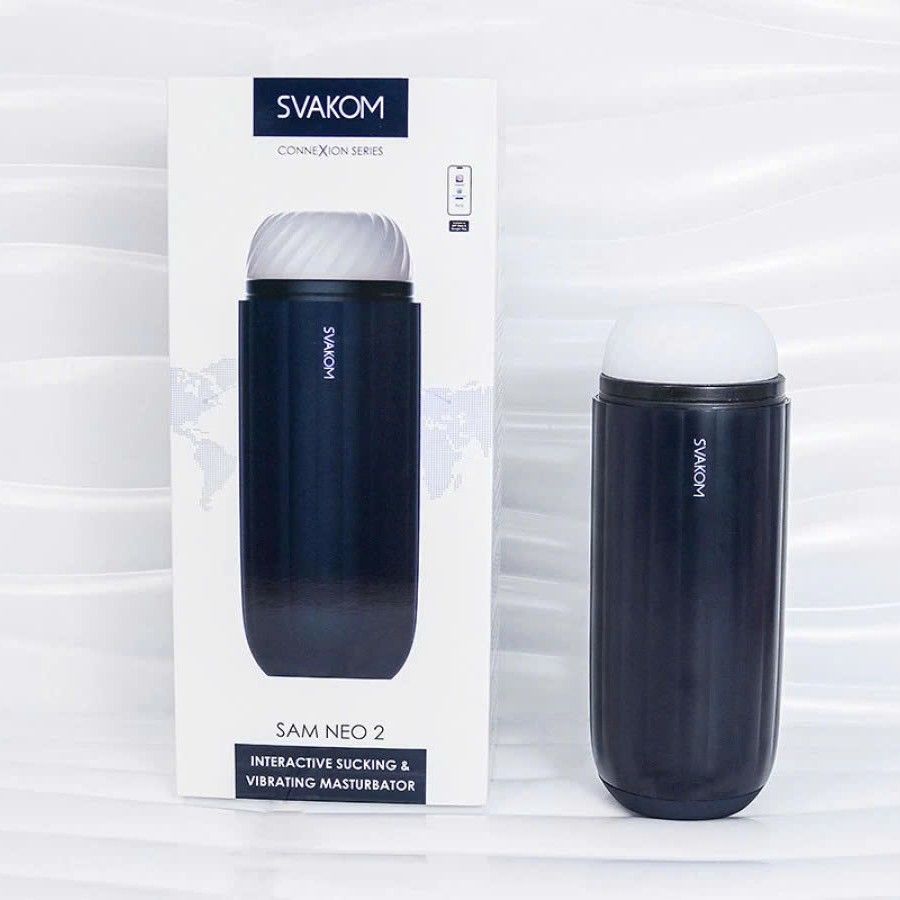 (Che Tên) Máy massage thư giãn âm đạo giả tự động Svakom Sam Neo 2 [Mã TOY-10119]