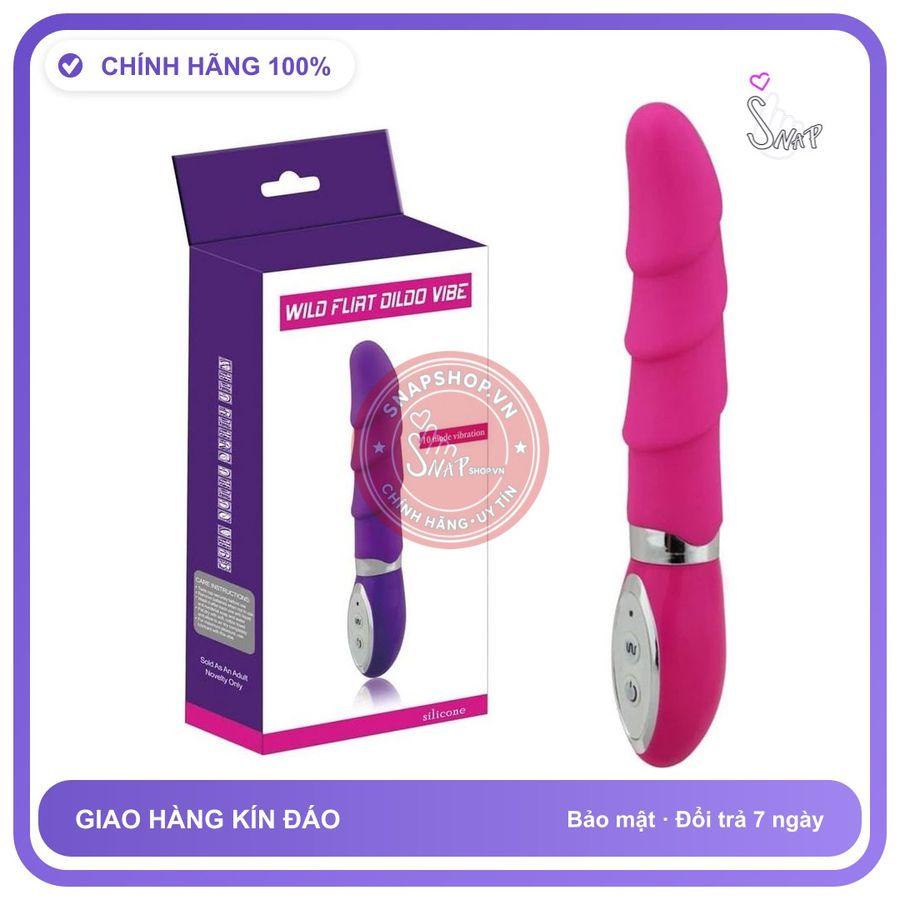 Dương Vật Giả Aphrodisia Wild Flirt Dildo Vibe chính hãng - silicone cao cấp, chất liệu an toàn cho da, dễ vệ sinh - giao hàng che tên kín đáo