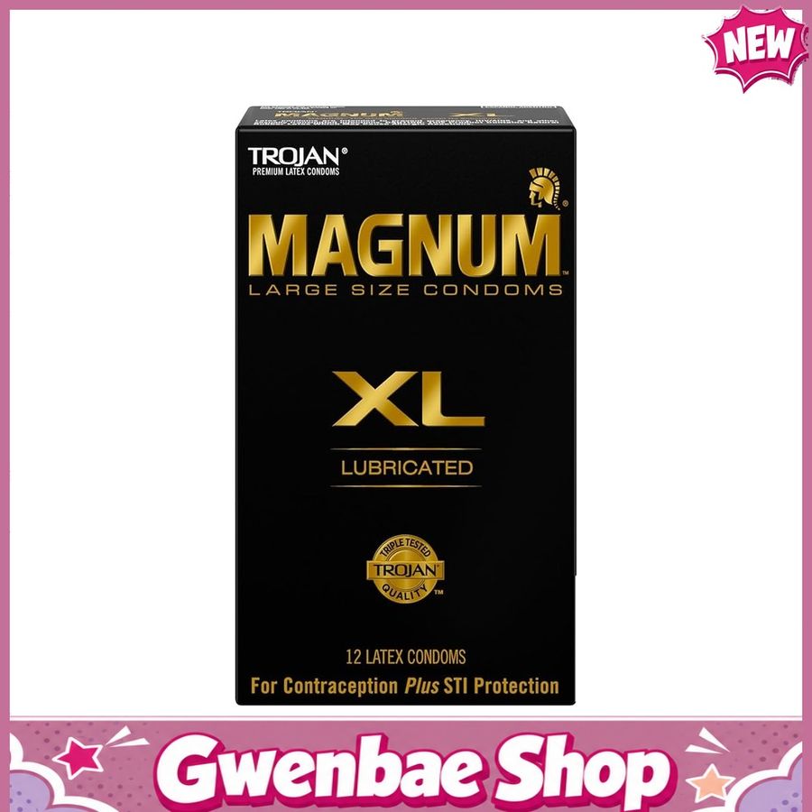 Trojan Magnum XL 58mm - Bao cao su cỡ lớn, hộp 12 cái