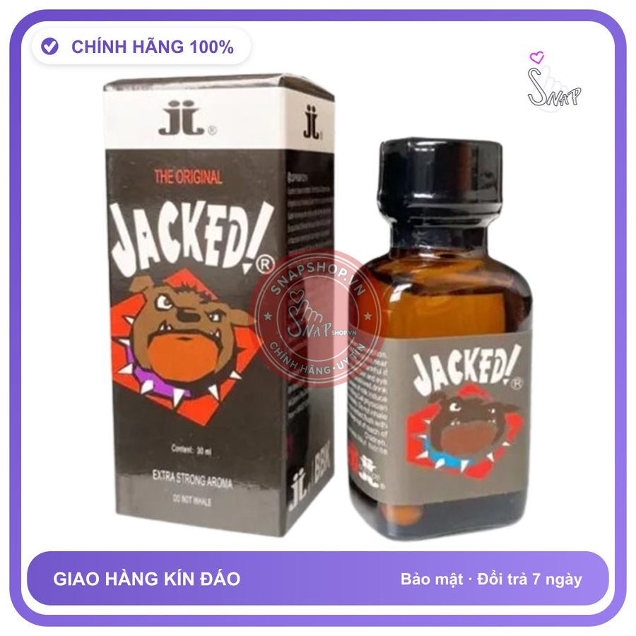 Popper Jacked 30ml Dành Cho Top Và Bot Chính chính hãng - chai 30ml, hương dịu không nồng, hàng chuẩn nhập khẩu - giao hàng che tên kín đáo
