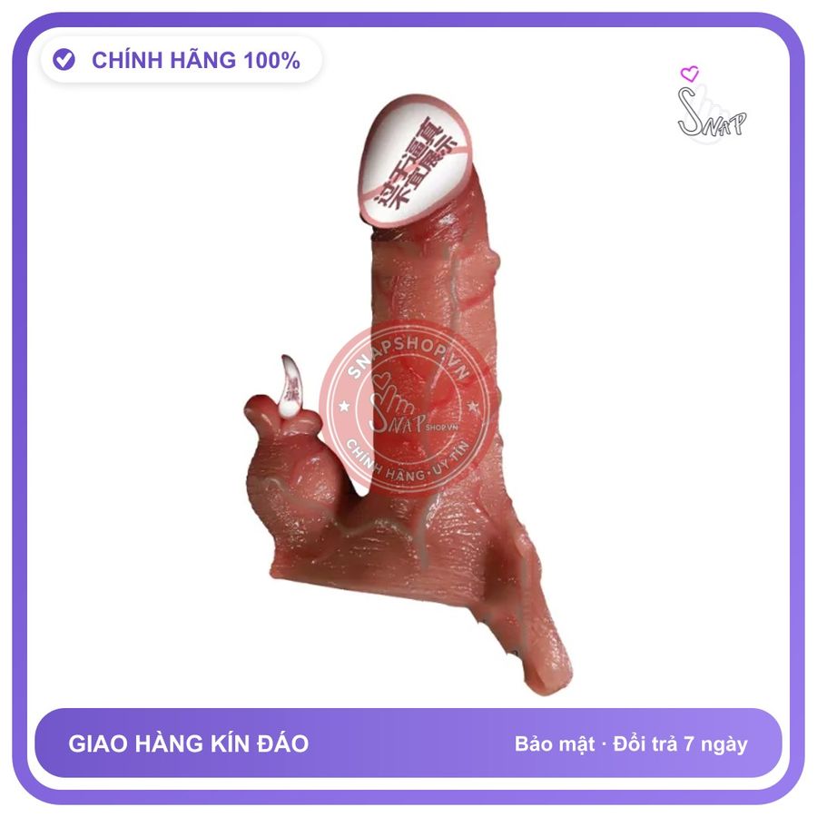 Bao Cao Su Đôn Dên Có Rung Mềm Mại chính hãng - ôm sát cảm giác thật, chất liệu latex an toàn, hàng nhập khẩu - giao hàng che tên kín đáo