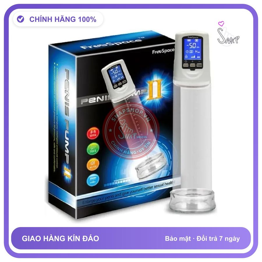 Máy Tập Dương Vật Tự Động Pentis Bumb II chính hãng - silicone mềm mại, chất liệu an toàn cho da, dễ vệ sinh - giao hàng che tên kín đáo