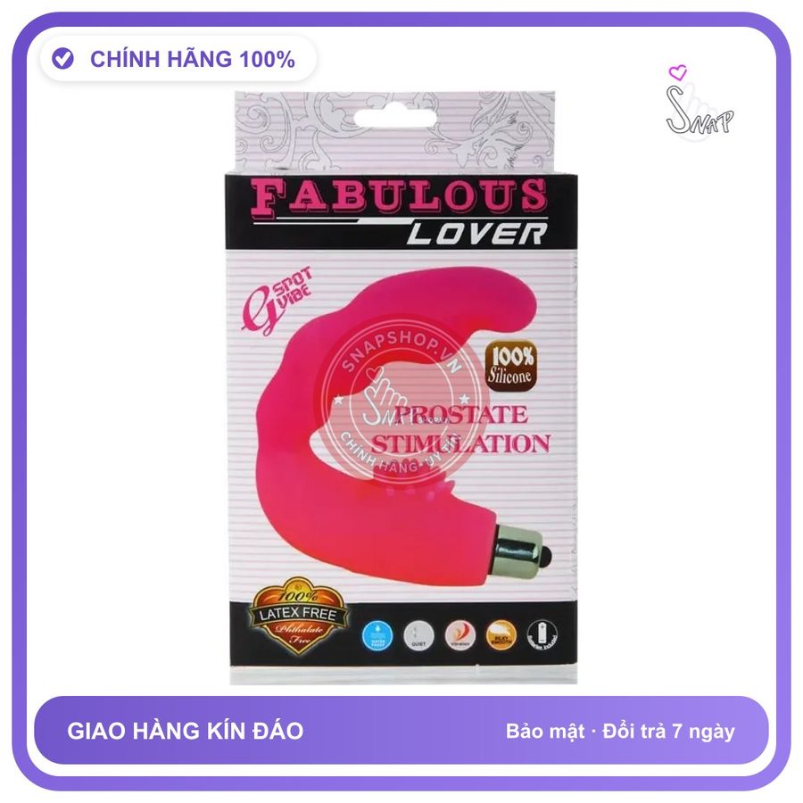 Dụng Cụ Kích Thích Hậu Môn Fabulous Love chính hãng - silicone cao cấp, chất liệu an toàn cho da, dễ vệ sinh - giao hàng che tên kín đáo