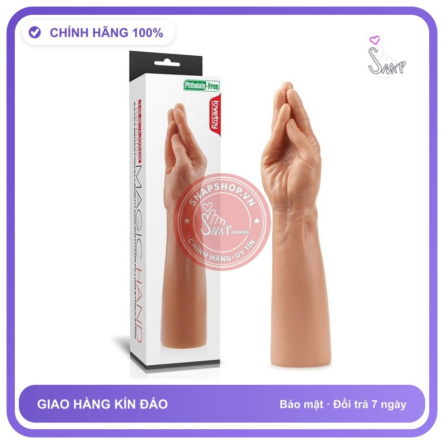 Bàn Tay Silicon Lovetoy Trải Nghiệm Mới Mẻ Cho chính hãng - silicone mềm mại, chất liệu an toàn cho da, dễ vệ sinh - giao hàng che tên kín đáo