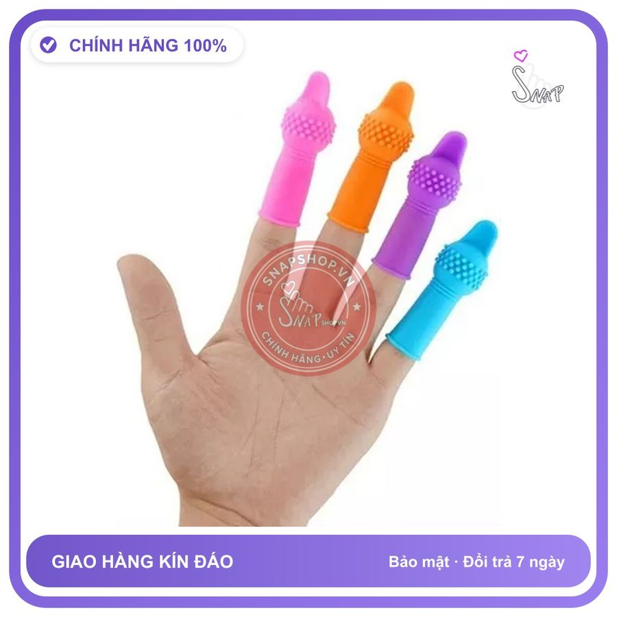 Bao Cao Su Ngón Tay Rung Cực Kích Thích chính hãng - có gai nổi, có hương thơm, ôm sát cảm giác thật - giao hàng che tên kín đáo