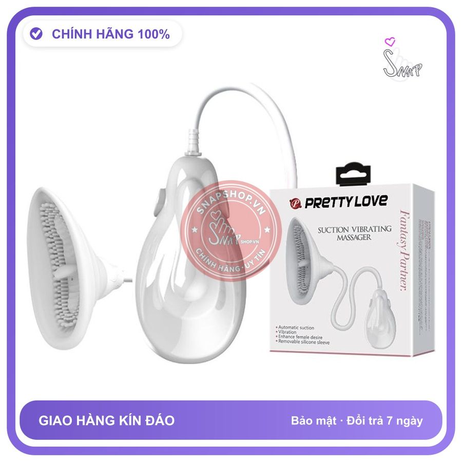 Máy Pretty Love Suction Massage chính hãng - silicone mềm mại, chất liệu an toàn cho da, dễ vệ sinh - giao hàng che tên kín đáo