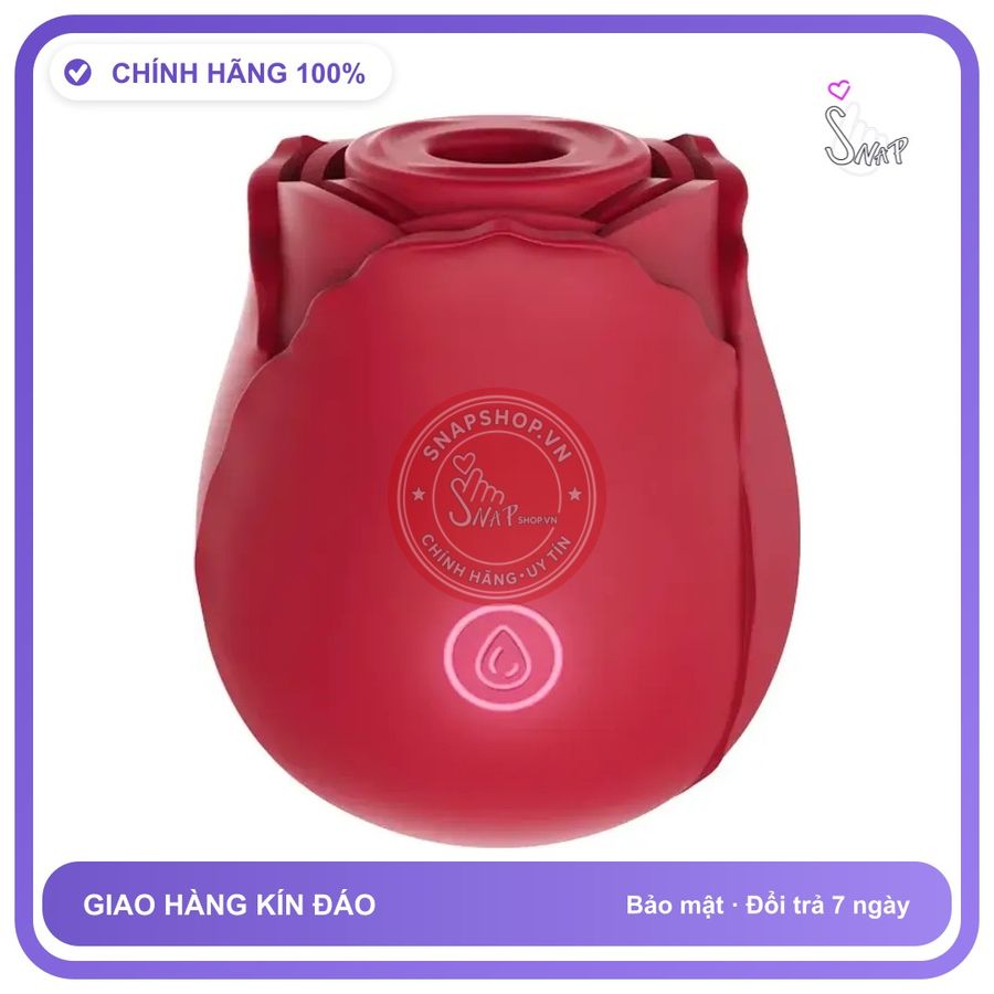 Máy Rung Hoa Hồng Omysky Kích Thích Điểm G Cực Phê chính hãng - sạc USB, rung êm không tiếng động, silicone mềm - giao hàng che tên kín đáo