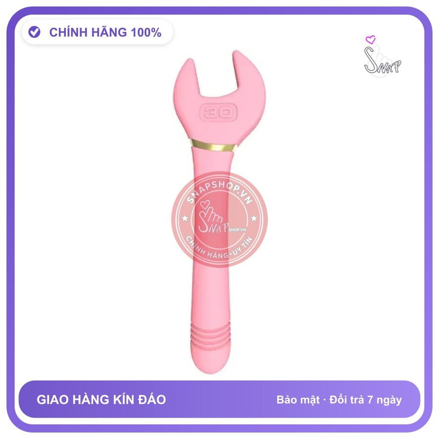 Que Rung Ngụy Trang Cờ lê Có Rung 10 Chế Độ chính hãng - 10 chế độ rung, sạc usb, rung nhấp chuyển động đẩy tới và lui tự động - giao hàng che tên kín đáo