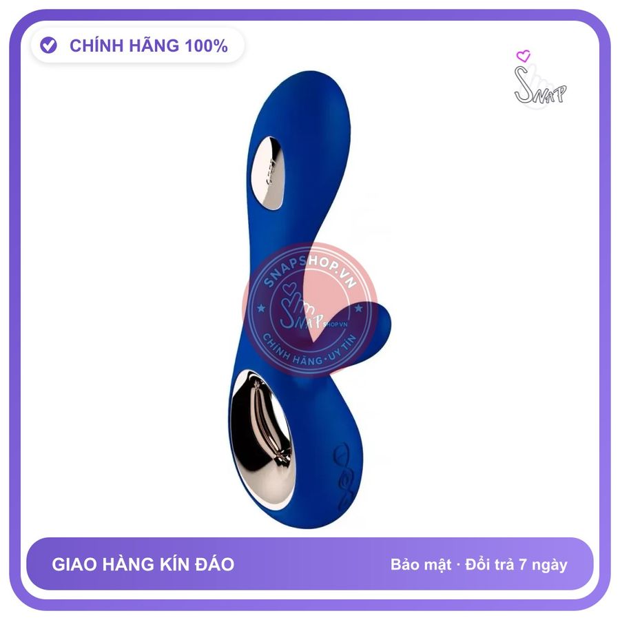 Dương Vật Giả Cao Cấp Soraya Wave Chính Hãng LELO - 8 chế độ rung, sạc USB, silicone y tế - giao hàng che tên kín đáo