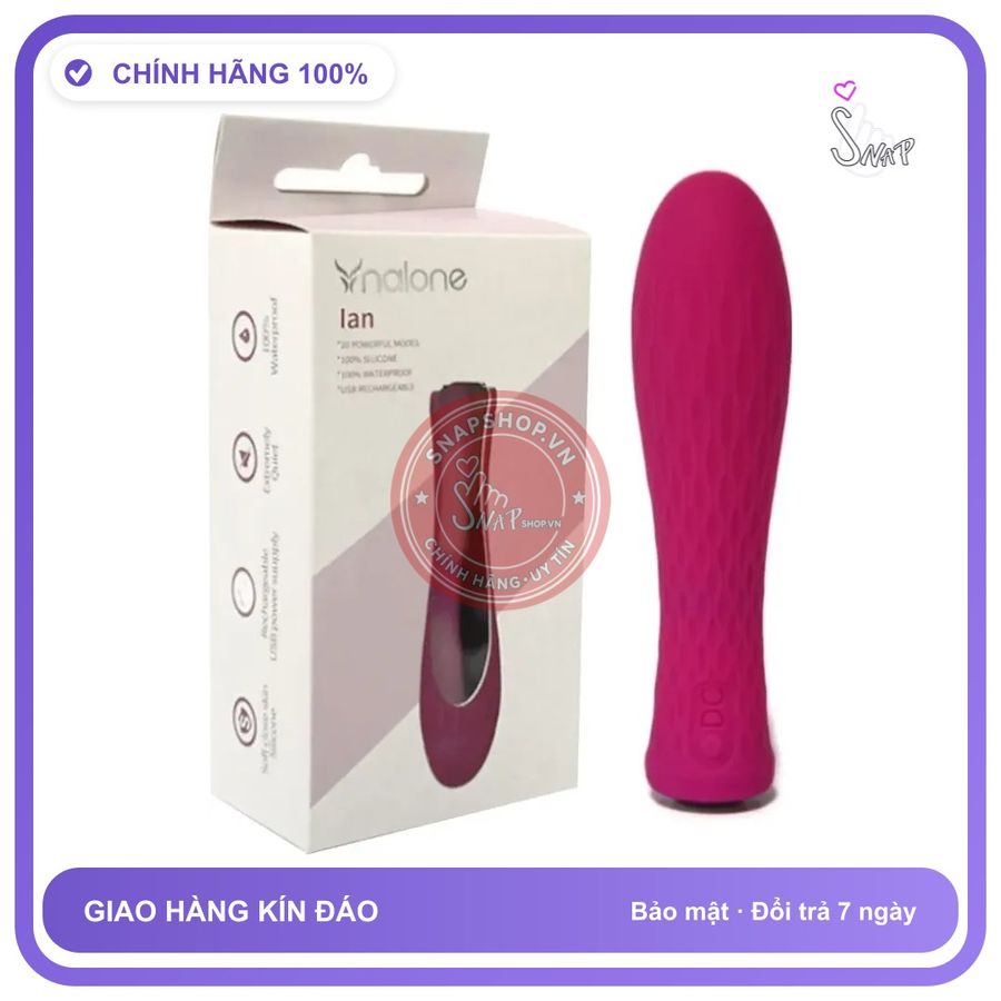 Trứng Rung Nalone Ian Đem Đến Sự Khoái Cảm Tuôn Trào chính hãng - silicone cao cấp, chất liệu an toàn cho da, dễ vệ sinh - giao hàng che tên kín đáo