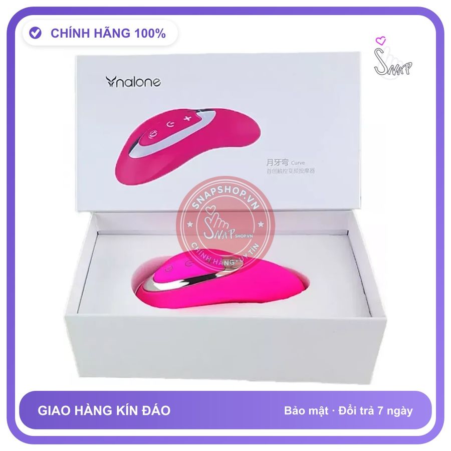 Trứng Rung Nalone Curve Giúp Bạn Thêm Vui Vẻ chính hãng - silicone cao cấp, chất liệu an toàn cho da, dễ vệ sinh - giao hàng che tên kín đáo