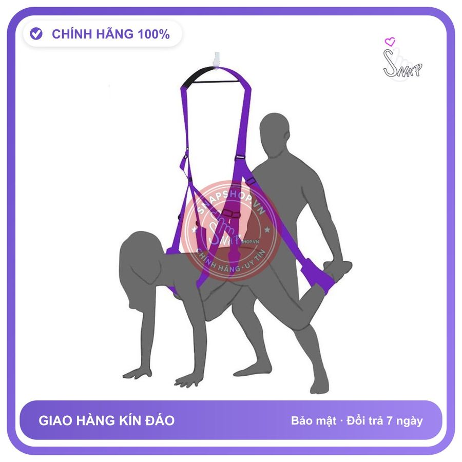 Dây Treo Tạo Tư Thế 360 Độ Món Đồ Chơi BDSM chính hãng - xoay 360 độ, chất liệu an toàn cho da, dễ vệ sinh - giao hàng che tên kín đáo