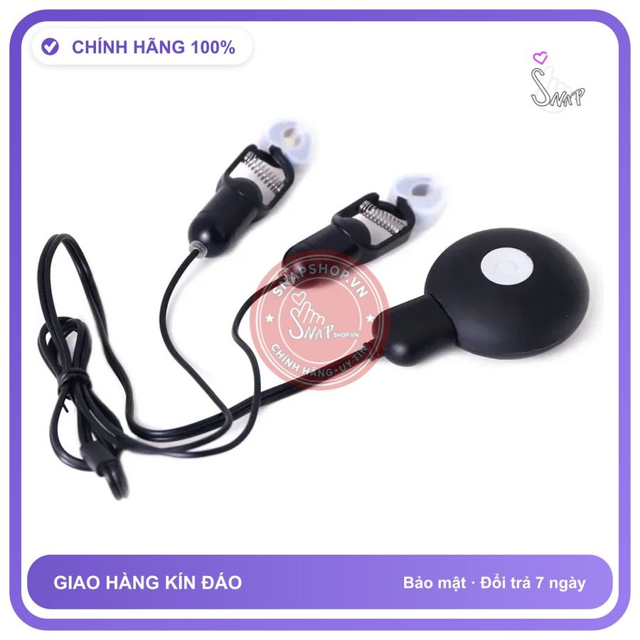 Đồ Chơi Kẹp Ti Rung 10 Chế Độ Galaku chính hãng - 10 chế độ rung, rung êm không tiếng động, silicone cao cấp - giao hàng che tên kín đáo