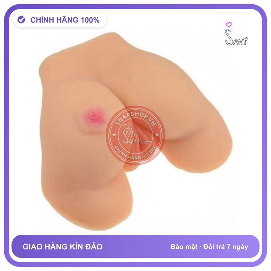 Búp Bê Bán Thân Mông Silicon Hoa Hồng chính hãng - silicone mềm mại, chất liệu an toàn cho da, dễ vệ sinh - giao hàng che tên kín đáo