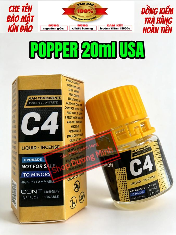 Popper 20ml USA, Hàng Chính Hãng, Sale Giá Tốt 