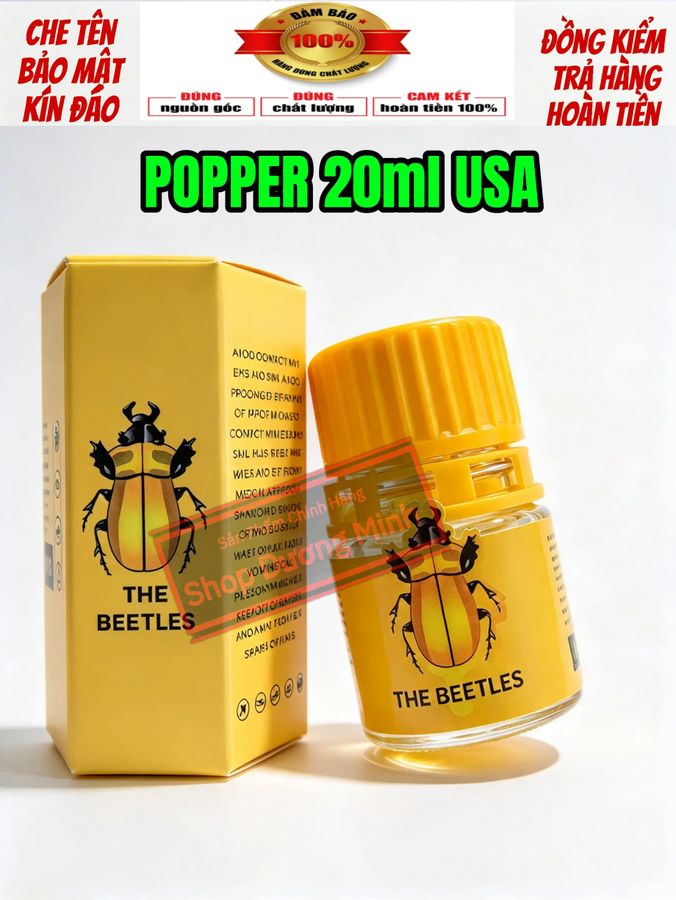 Seal Popper 20ml USA, Hàng Cao Cấp,Ko Nhức Đầu, Ko Bỏng Mũi,Bao Phê 