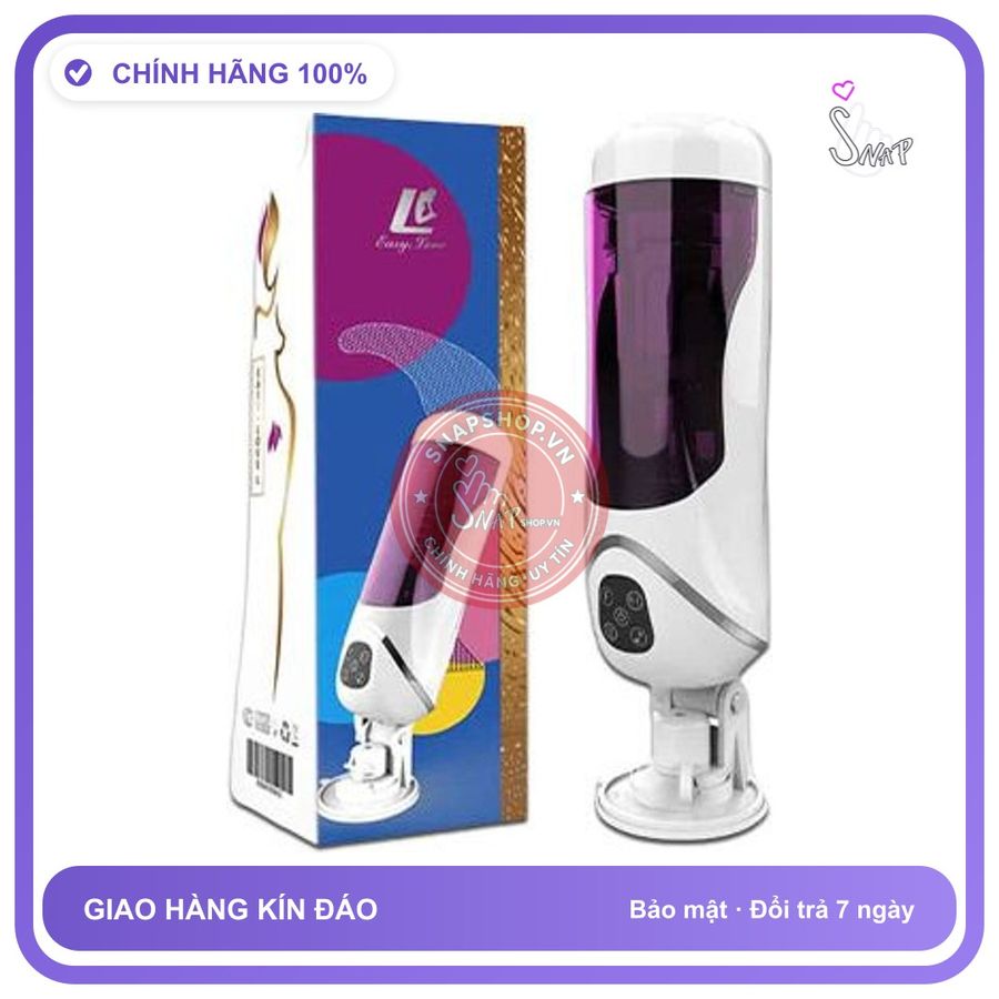 Cốc Easy Love Comanche Đa Năng Tự Động Gắn Tường chính hãng - 10 chế độ rung, silicone cao cấp, chất liệu an toàn cho da - giao hàng che tên kín đáo