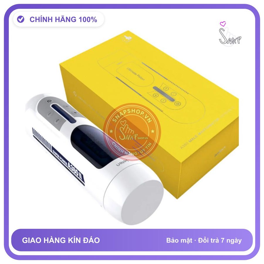 Máy Tự Động Cao Cấp Leten A380 Version 2 chính hãng - sạc USB, đế hít tường, xoay 360 độ - giao hàng che tên kín đáo