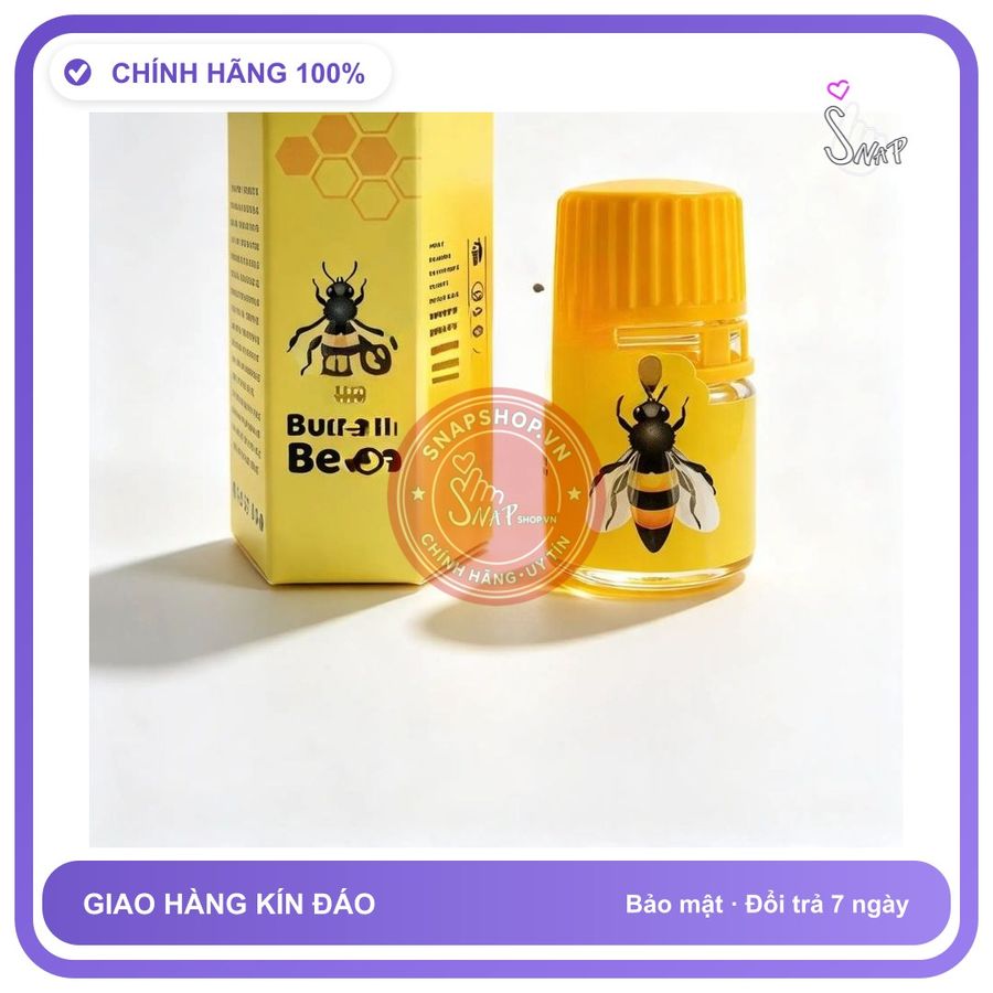 Chai hít tăng khoái cảm Popper Burr-ll Bee 20ml Hàng Nhập Khẩu Chính Hãng USA Popper 20ml Siêu Mạnh,Bao Phê, Hiệu Quả Nhanh Chóng