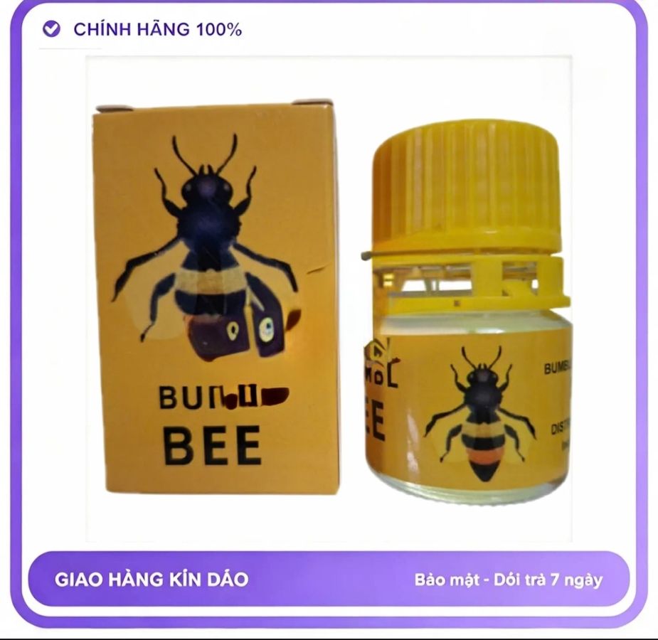 Chai hít tăng khoái cảm Popper BUNG BEE 20ml Hàng Công Ty Popper 20ml USA, Dòng Mạnh, Mùi Hương Dịu,Ko Bỏng Mũi,Ko Nhức Đầu, che tên sản phẩm bảo mật