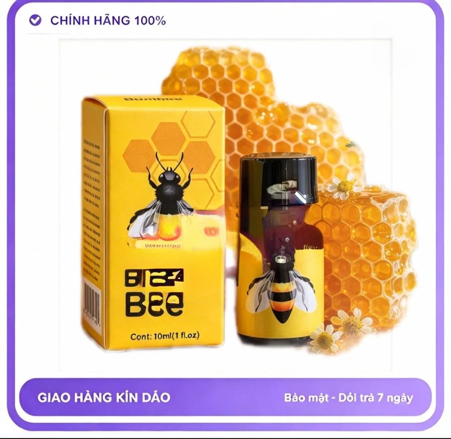 Chai hít tăng khoái cảm Popper Bee 10ml Hàng Chính Hãng USA Popper 10ml Cao Cấp, Cực Mạnh Phê Lâu, Tác Dụng Nhanh Chóng, Hít Là Phê Ngay