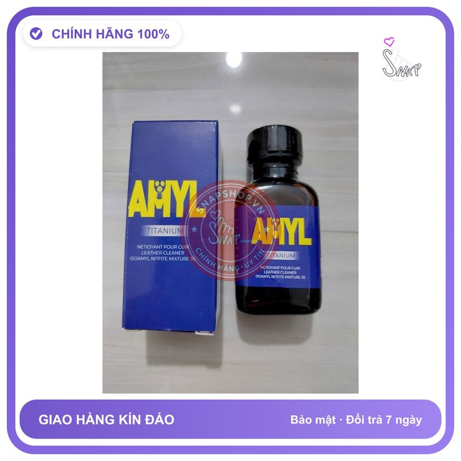 Chai hít tăng khoái cảm Popper AMYL 30ml Hàng Nhập Khẩu Chính Hãng USA Popper 30ml Giá Tốt, che tên sản phẩm bảo mật kín đáo