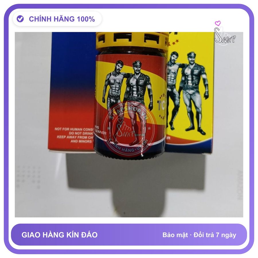 Chai hít tăng khoái cảm Popper VHS 40ml Hàng Chính Hãng USA Popper 40ml Dành Cho Top, Giúp Chống Lờn, Chống Xìu, Kéo Dài Thời Gian Quan Hệ, Phê Lâu Hơ