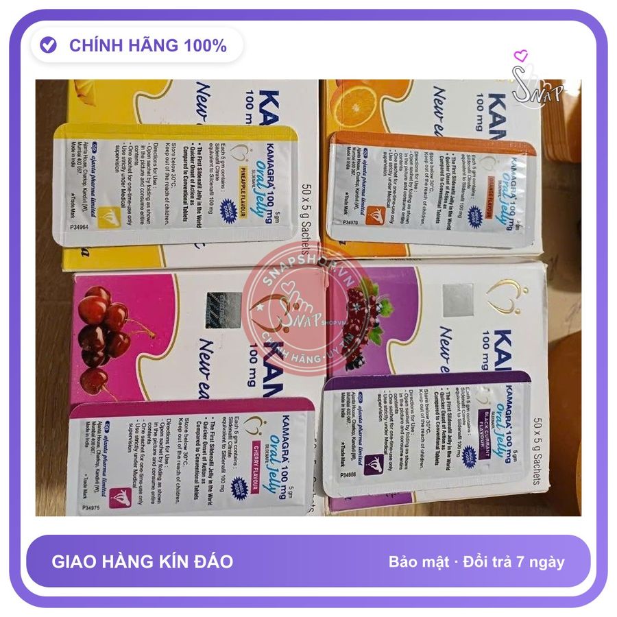Gel uống hỗ trợ sinh lý KAN Hàng Chính Hãng Ấn Độ 7 Gói Thạch Siro Jelly, Hỗ Trợ Sinh Lý Cho Nam Nữ, Giúp Tăng Hưng Phấn, Kích Thích Tinh Dục Cực Mạnh