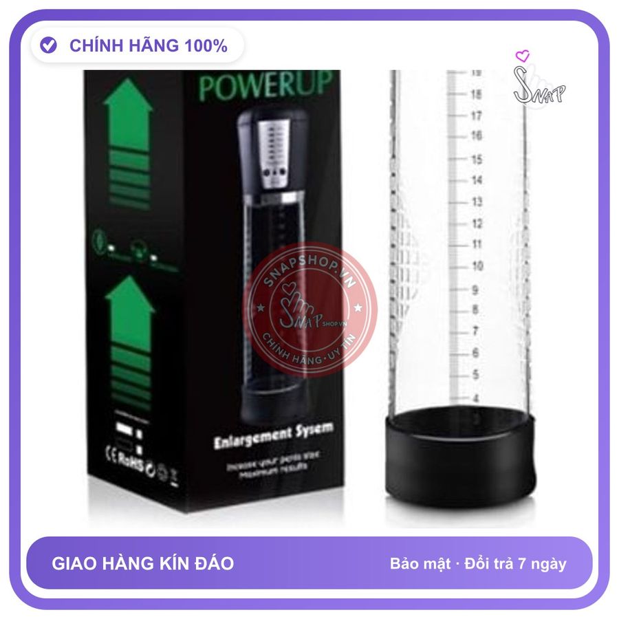 POWERUP Hàng Chính Hãng Máy Tập Tăng Kích Thước Dương Vật, Dễ Tập, Cam Kết Tăng Kích Thước, che tên sản phẩm bảo mật kín đáo