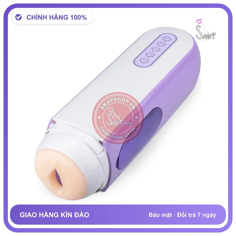 Máy Easy Love Bluetooth rung nhấp chuyển động đẩy tới và lui Xoay chính hãng - sạc USB, điều khiển qua app, rung nhấp chuyển động đẩy tới hàng có sẵn