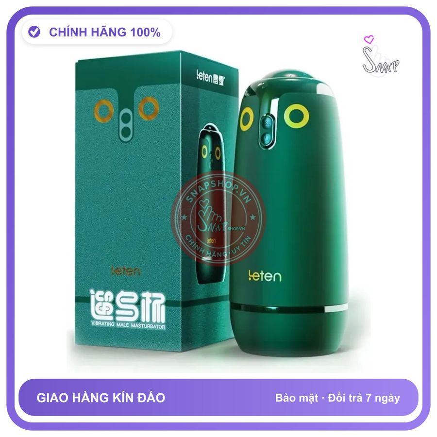 Cốc Leten Bird Sục Tự Động Qua App chính hãng - 20 tốc độ rung, sạc USB, điều khiển qua app - giao hàng che tên kín hàng có sẵn