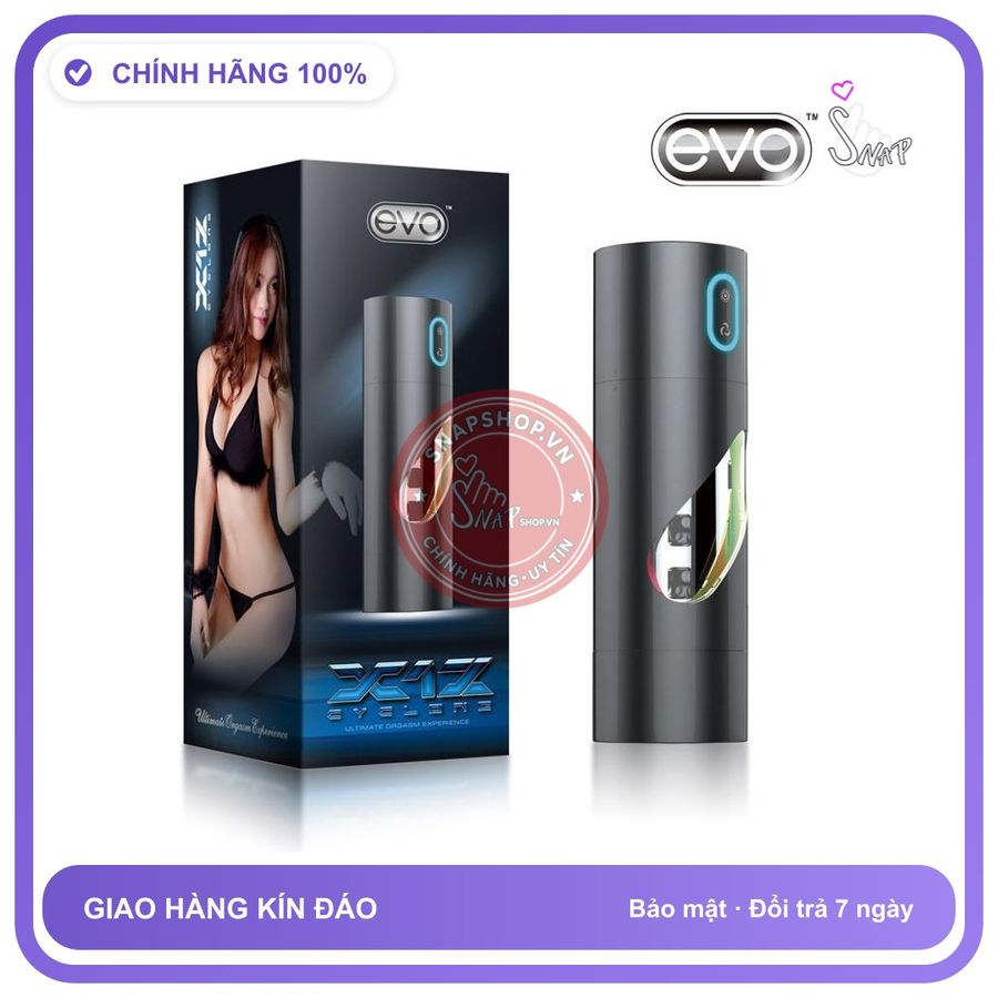 Máy EVO X1Z Tự Động hút và mút cực mạnh chính hãng - 30 chế độ rung, silicone mềm mại, chất liệu an toàn cho da - giao hàng che tên kín hàng có sẵn