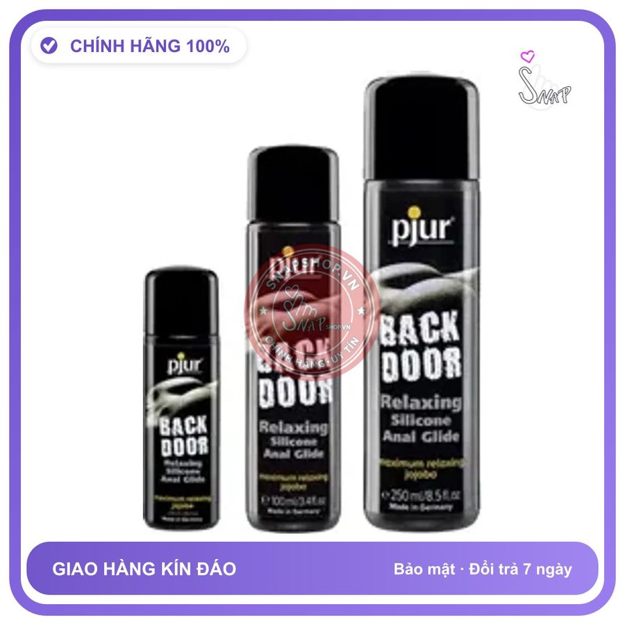 Gel Bôi Trơn Gốc Silicon Pjur Back Door Relaxing Của Đức chính hãng - gốc nước không dính rít, dung tích 30ml, dùng được cho hậu môn - hàng có sẵn