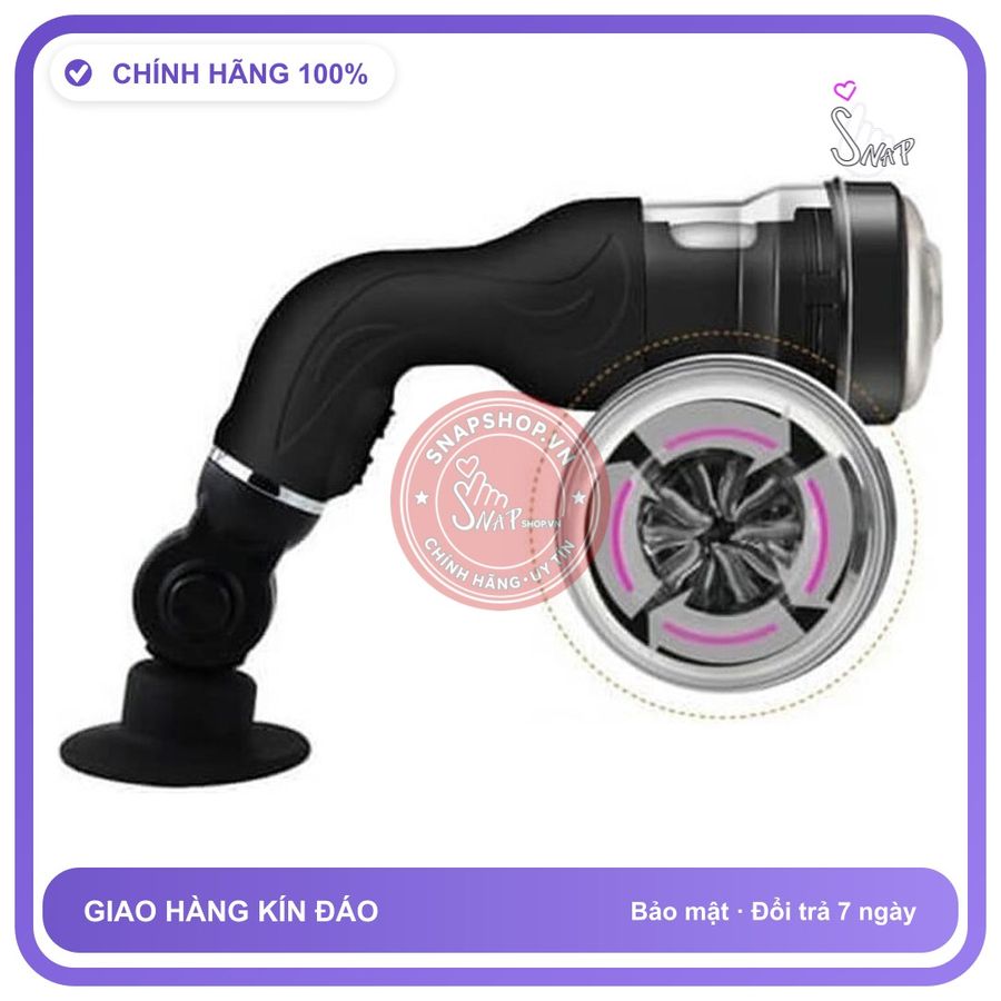 Âm Đạo Giả Gắn Tường Tự Động Lybaile chính hãng - sạc USB, đế hít tường, silicone mềm - giao hàng che tên kín hàng có sẵn