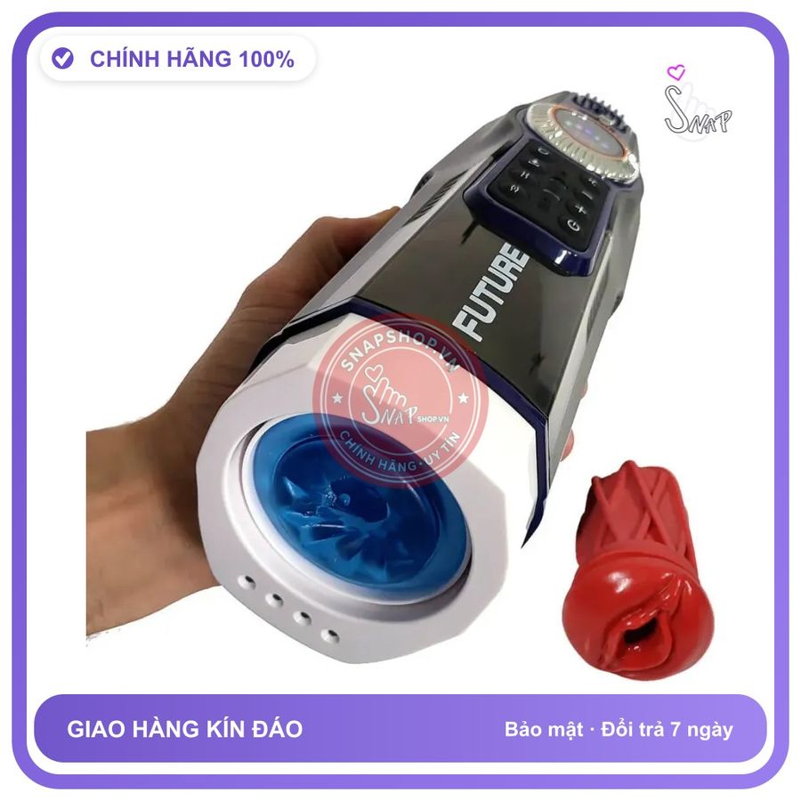 Máy hút và mút cực mạnh Leten Future Pro chính hãng - 10 chế độ rung, có sưởi ấm, silicone mềm mại - giao hàng che tên kín hàng có sẵn