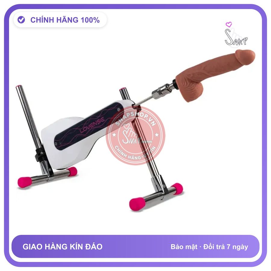 Máy Lovense Mini Sex Machine chính hãng - điều khiển từ xa, rung nhấp chuyển động đẩy tới và lui tự động, rung êm không tiếng động - giao hàng có sẵn