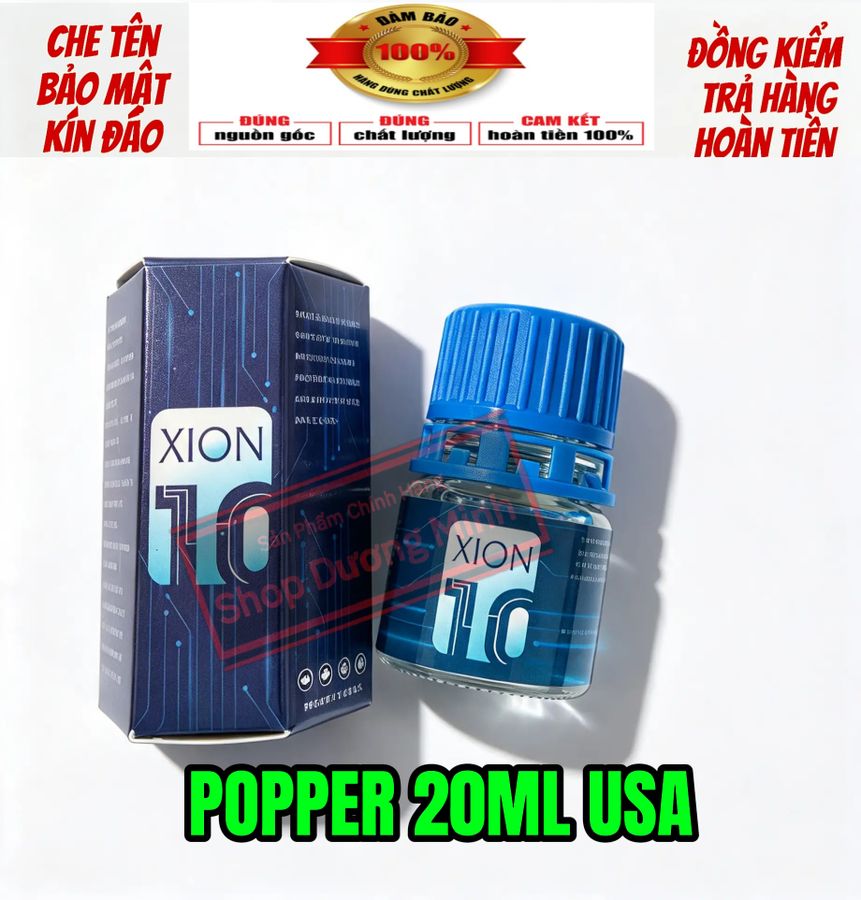 ( Không Tác Dụng Hoàn Tiền) Popper 20ml USA, Dòng Siêu Mạnh, Phê Lâu,Hít Xong Là Phê 