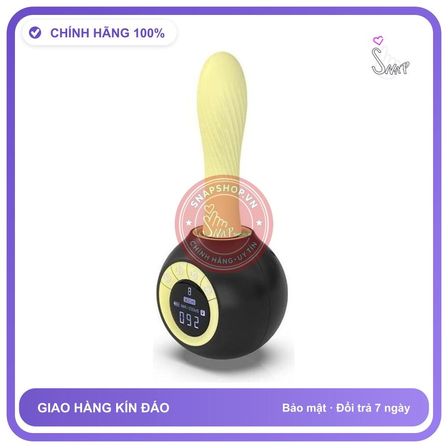 Dương Vật Súng Máy rung nhấp chuyển động đẩy tới và lui Cách Điệu Hiện chính hãng - 10 chế độ rung, rung nhấp chuyển động đẩy tới và lui tự động, silicone mềm mại - giao hàng che tên kín đáo