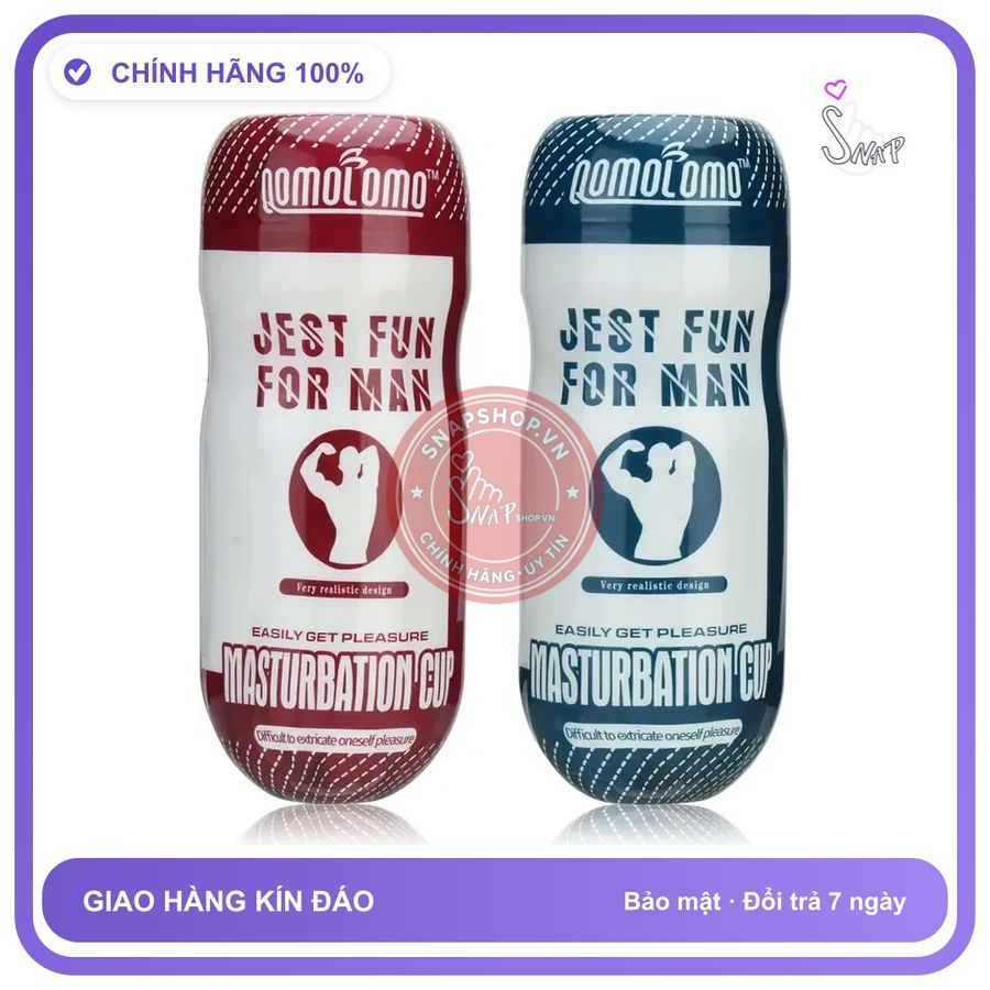 Cốc Jest Fun For Man chính hãng - kích thước 165mmx65mm, silicone cao cấp, chất liệu an toàn cho da - giao hàng che tên kín đáo