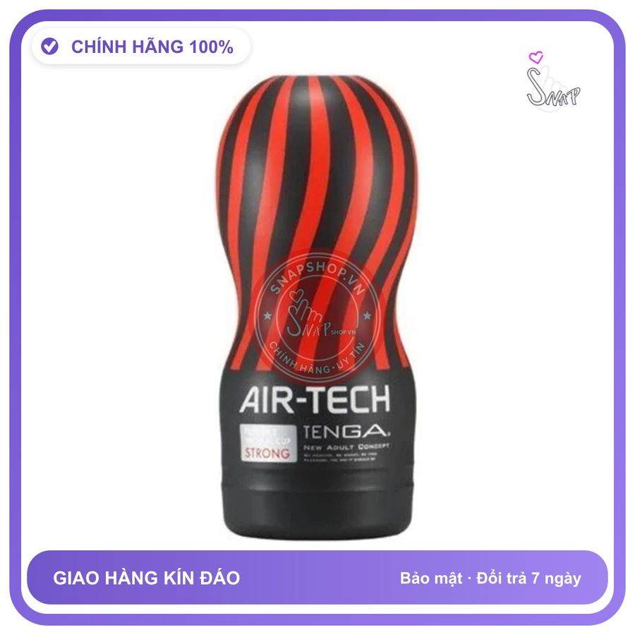 Cốc Tenga Air Tech Hàng Chính Hãng Nhật - sạc USB, chất liệu an toàn cho da, dễ vệ sinh - giao hàng che tên kín đáo