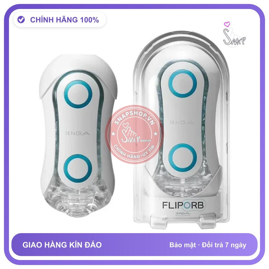 Cốc TENGA FLIP ORB chính hãng - chất liệu an toàn cho da, dễ vệ sinh, êm ái khi dùng - giao hàng che tên kín đáo