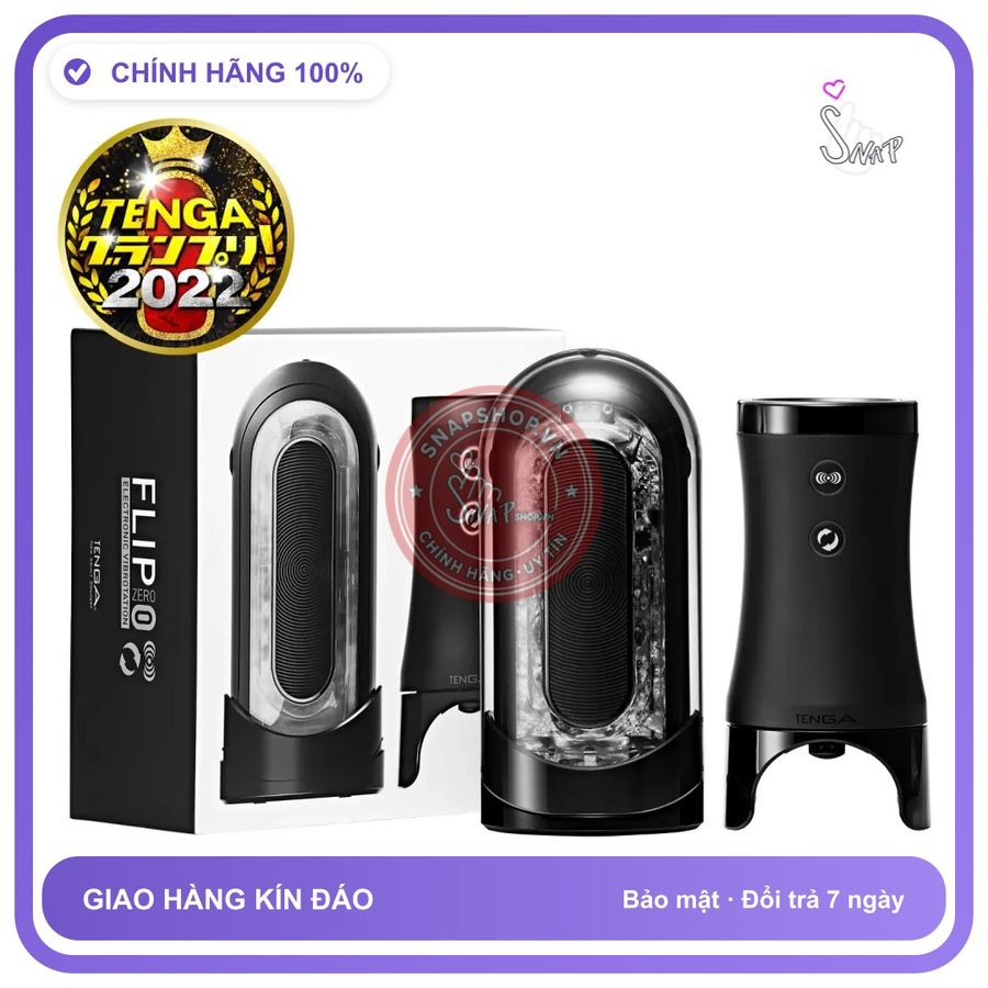 Cốc FLIP ZERO ELECTRONIC VIBROTATION chính hãng - chất liệu an toàn cho da, dễ vệ sinh, êm ái khi dùng - giao hàng che tên kín đáo