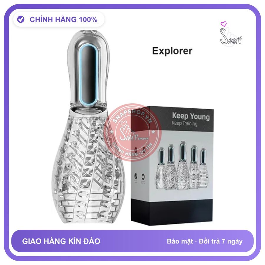 Cốc Bowling Ball Chính Hãng Galaku - chống nước, silicone mềm mại, chất liệu an toàn cho da - giao hàng che tên kín đáo