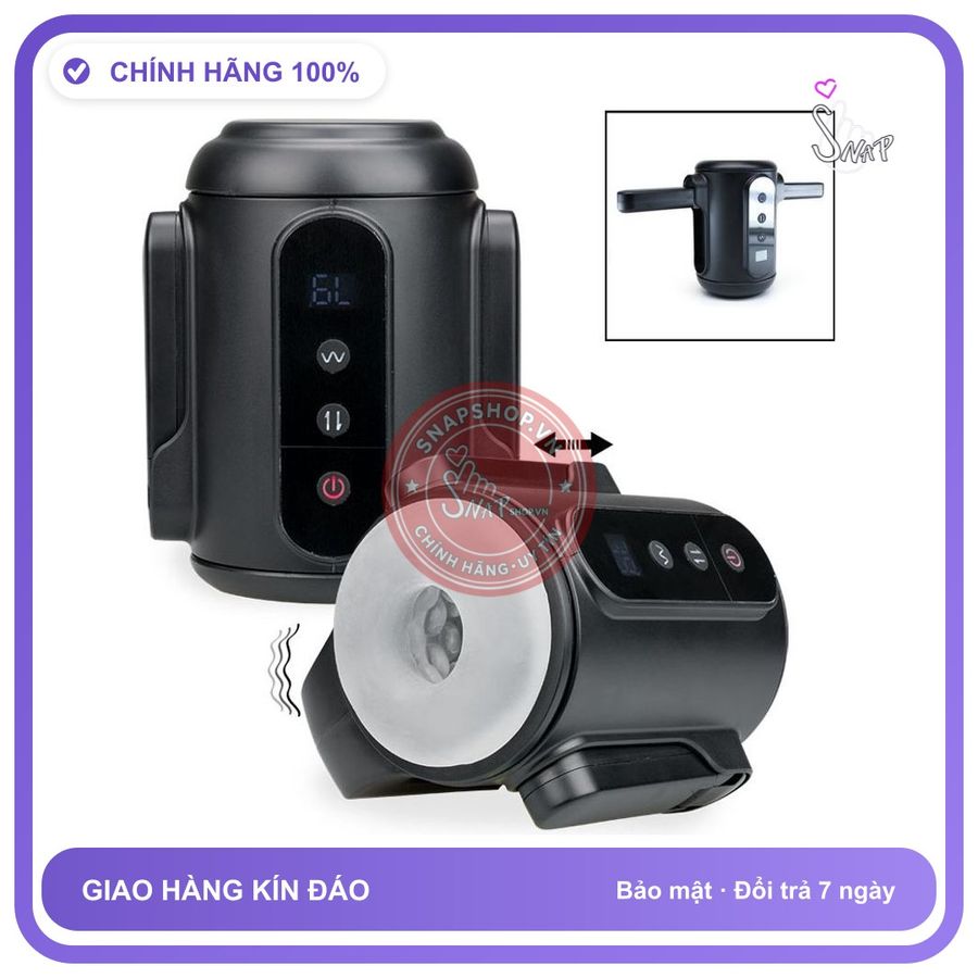 Cốc Cầm Tay Both Hand Rung và chính hãng - 3 chế độ rung, sạc usb, silicone mềm mại - giao hàng che tên kín đáo