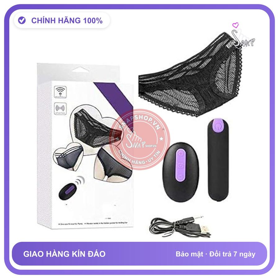 Quần Lót Rung Không Dây Mini Troll Mang Đến chính hãng - chất vải mềm mát, đường may tỉ mỉ, tôn dáng quyến rũ - giao hàng che tên kín đáo