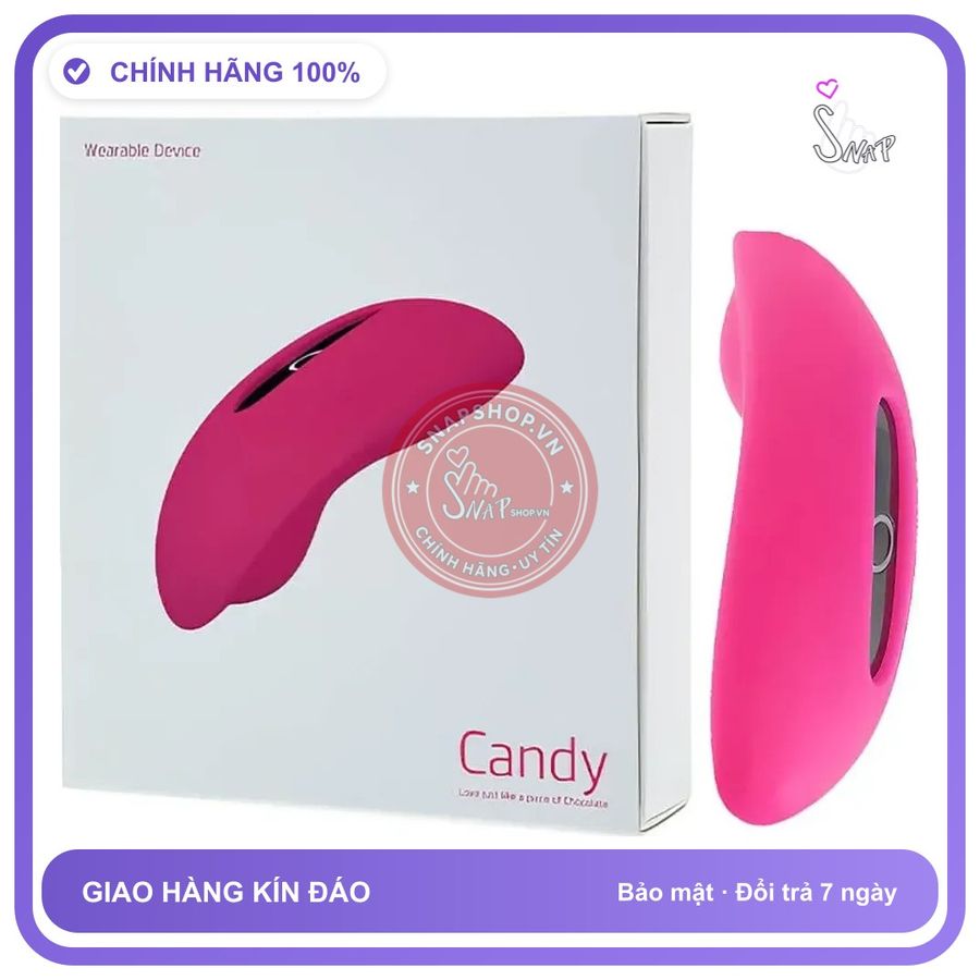 Quần Chíp Rung Nữ Thông Minh Candy Mang Đến chính hãng - 7 chế độ rung, sạc USB, điều khiển từ xa - giao hàng che tên kín đáo